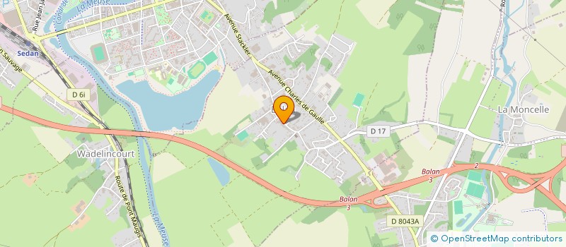 localisation de l'entreprise MONSIEUR MEDERICK GAUDEFROY  BALAN