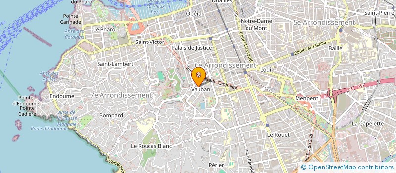 localisation de l'entreprise MONSIEUR MEDERICK MALAHEL à MARSEILLE