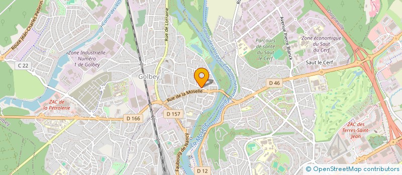 localisation de l'entreprise MONSIEUR MEDGE MERCIER  GOLBEY