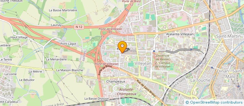 localisation de l'entreprise MONSIEUR MEDHANIE ANDE  RENNES