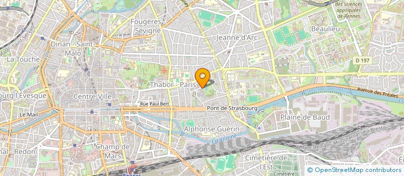 localisation de l'entreprise MONSIEUR MEDHANIE GEBRESADIK  RENNES