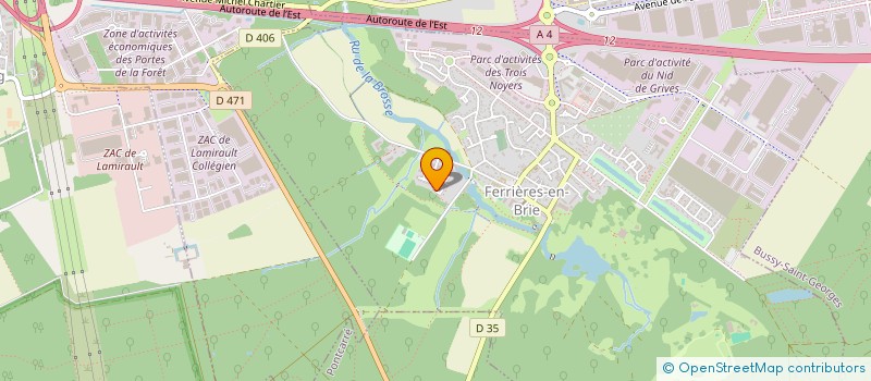 localisation de l'entreprise MONSIEUR MEDHI ABSYRTHE  FERRIERES-EN-BRIE