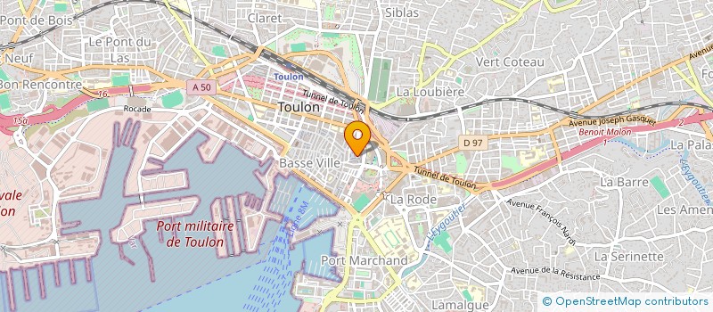 localisation de l'entreprise MONSIEUR MEDHI BECHINA  TOULON