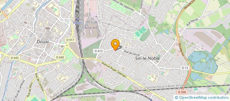 localisation de l'entreprise MONSIEUR MEDHI BEN LTAIEF  SIN-LE-NOBLE