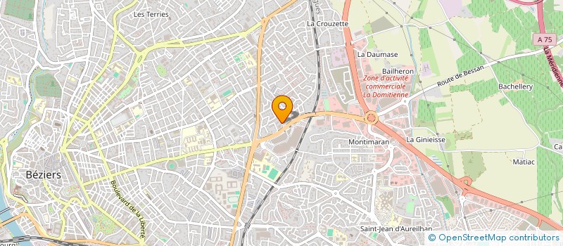 localisation de l'entreprise MONSIEUR MEDHI BENAMEUR  BEZIERS
