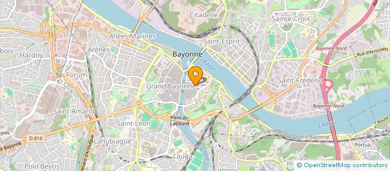 localisation de l'entreprise MONSIEUR MEDHI BENNOUNA-LOURIDI  BAYONNE