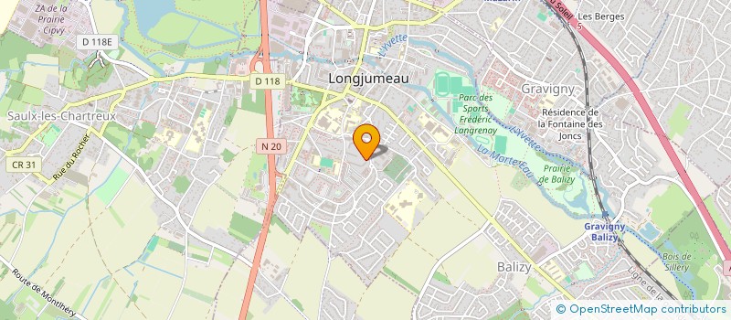 localisation de l'entreprise MONSIEUR MEDHI BENYAHIA  LONGJUMEAU