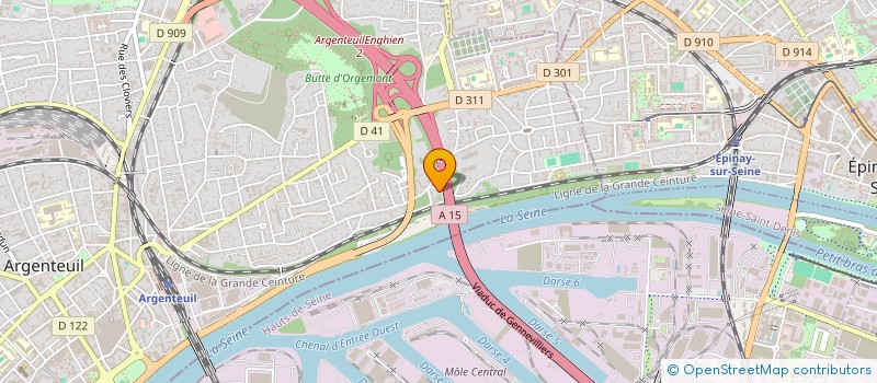 localisation de l'entreprise MONSIEUR MEDHI BENZAIM  ARGENTEUIL