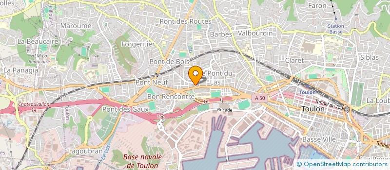 localisation de l'entreprise MONSIEUR MEDHI BOUCHTAOUI  TOULON