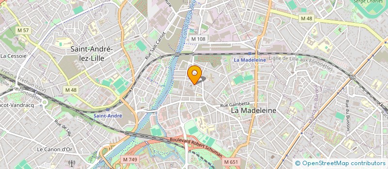 localisation de l'entreprise MONSIEUR MEDHI BOULAHIA à LA MADELEINE