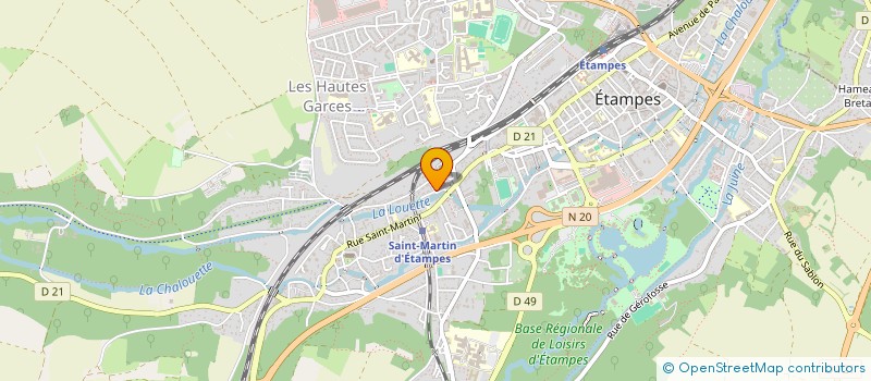 localisation de l'entreprise MONSIEUR MEDHI BOUMEDIENE à ETAMPES