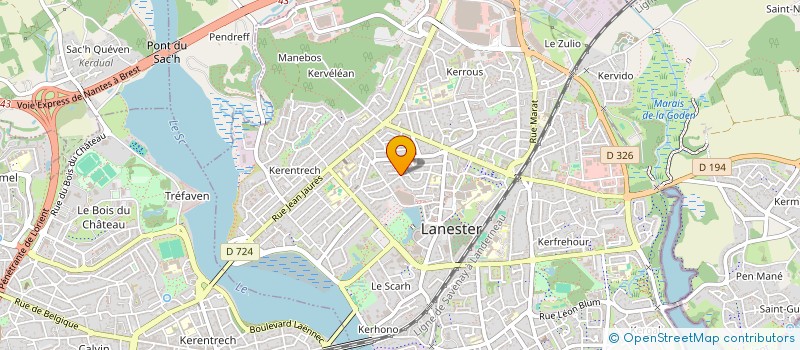 localisation de l'entreprise MONSIEUR MEDHI BOURGUIGNON  LANESTER