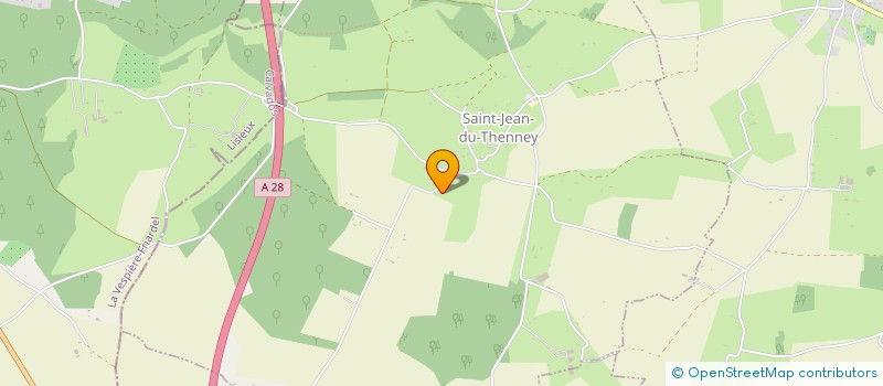 localisation de l'entreprise MONSIEUR MEDHI COINTRE  SAINT-JEAN-DU-THENNEY
