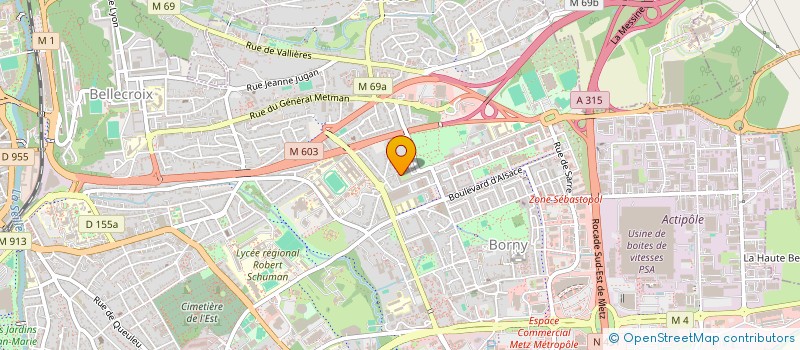 localisation de l'entreprise MONSIEUR MEDHI DORMOHAMAD  METZ