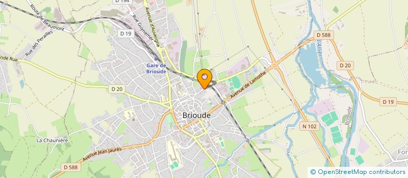 localisation de l'entreprise MONSIEUR MEDHI DUQUENOY  BRIOUDE