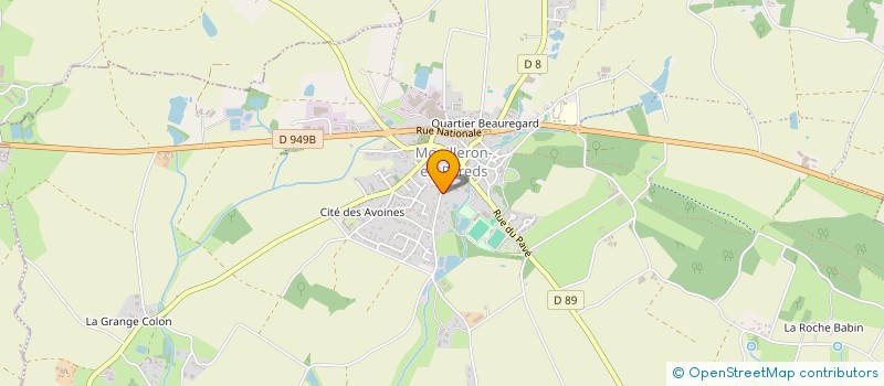 localisation de l'entreprise MONSIEUR MEDHI GENET  MOUILLERON-SAINT-GERMAIN