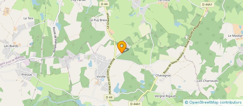 localisation de l'entreprise MONSIEUR MEDHI GERIN  AUREIL