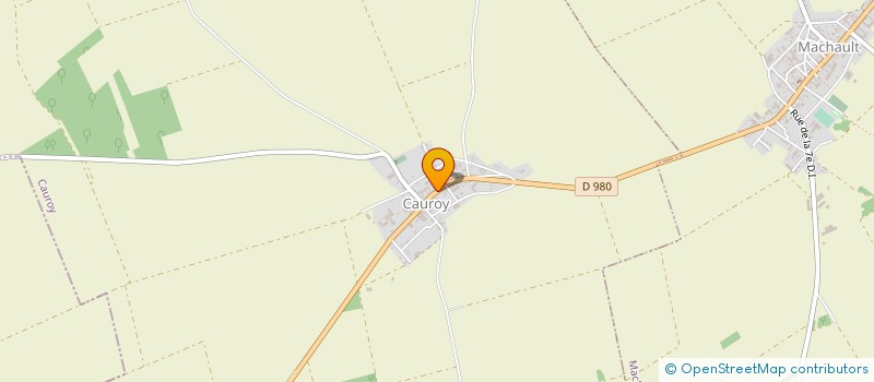 localisation de l'entreprise MONSIEUR MEDHI KACI ABDALLAH  CAUROY