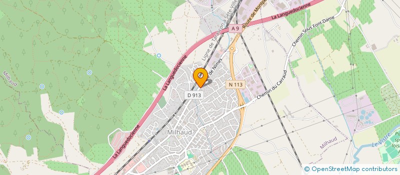 localisation de l'entreprise MONSIEUR MEDHI KADA KELOUCHA  MILHAUD