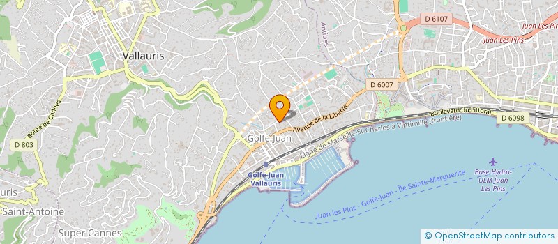 localisation de l'entreprise MONSIEUR MEDHI LAZAR à VALLAURIS