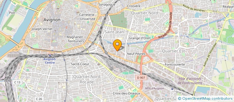 localisation de l'entreprise MONSIEUR MEDHI TOUATI  AVIGNON