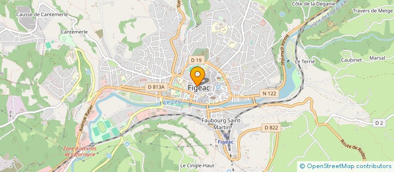 localisation de l'entreprise MONSIEUR MEDHI VALVERDE  FIGEAC