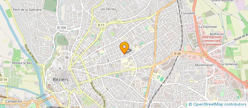 localisation de l'entreprise MONSIEUR MEDHI ZAIKH à BEZIERS