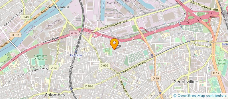 localisation de l'entreprise MONSIEUR MEDHY ELKHARRAZ  COLOMBES