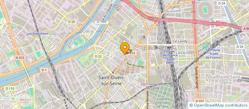 localisation de l'entreprise MONSIEUR MEDI EDAN à SAINT-OUEN-SUR-SEINE