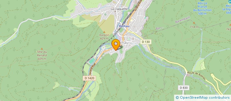 localisation de l'entreprise MONSIEUR MEDI HOPP  ROTHAU