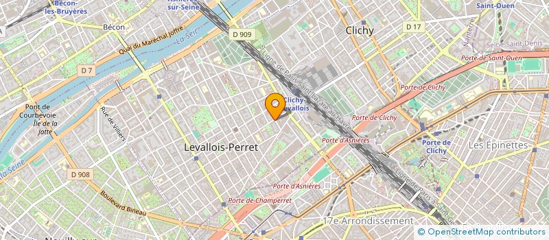 localisation de l'entreprise MONSIEUR MEDI MEZOUARI à LEVALLOIS-PERRET