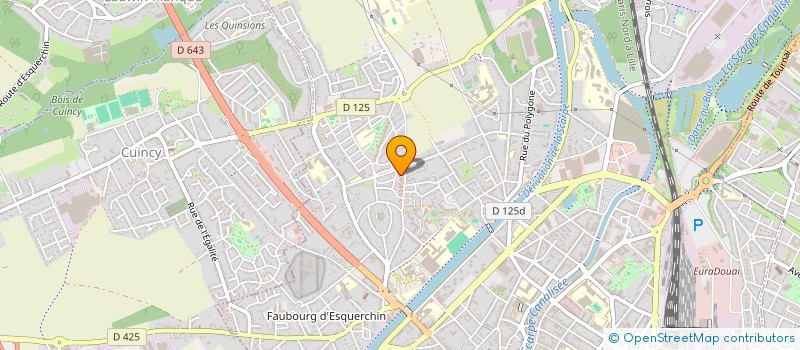 localisation de l'entreprise MONSIEUR MEDINE NEMICHE  DOUAI