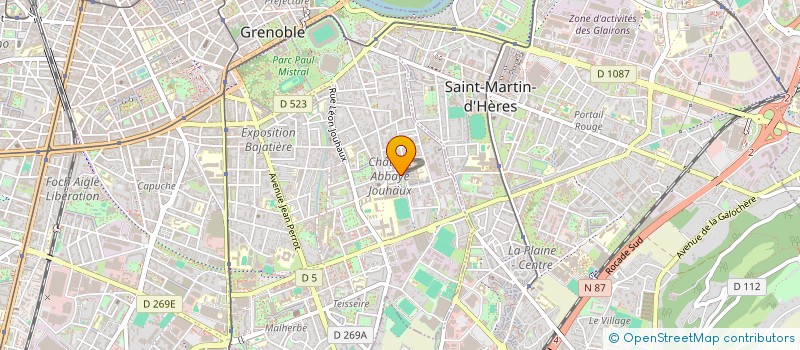 localisation de l'entreprise MONSIEUR MEDJDI BENSMAINE  GRENOBLE