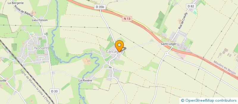 localisation de l'entreprise MONSIEUR MEDJI CHERIET  CARCAGNY