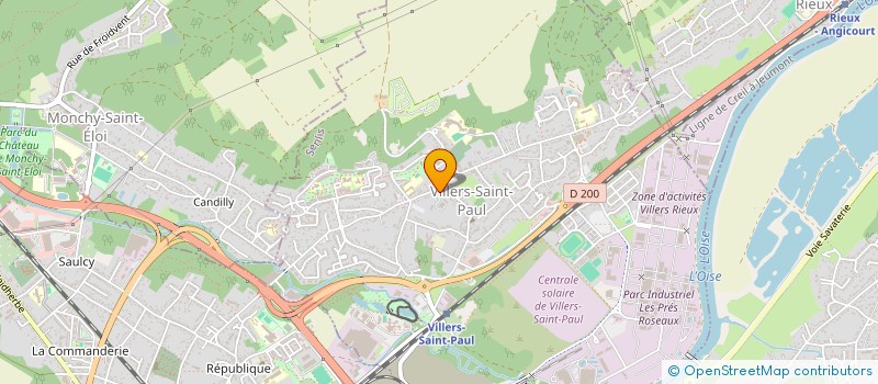 localisation de l'entreprise MONSIEUR MEDJID FETOUM  VILLERS-SAINT-PAUL