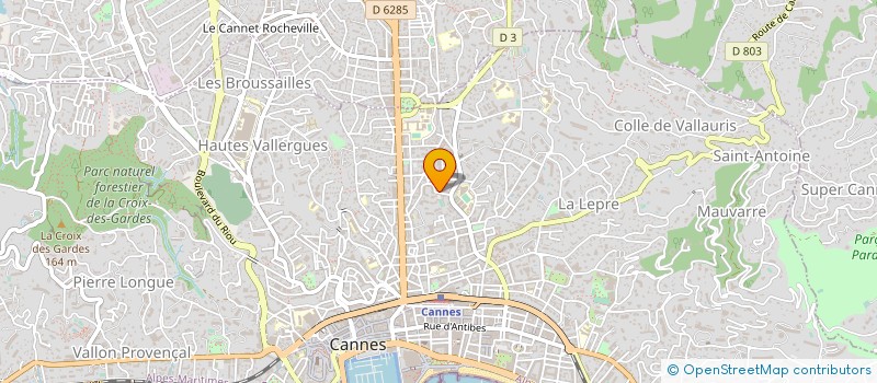 localisation de l'entreprise MONSIEUR MEDOUNE GAYE  CANNES