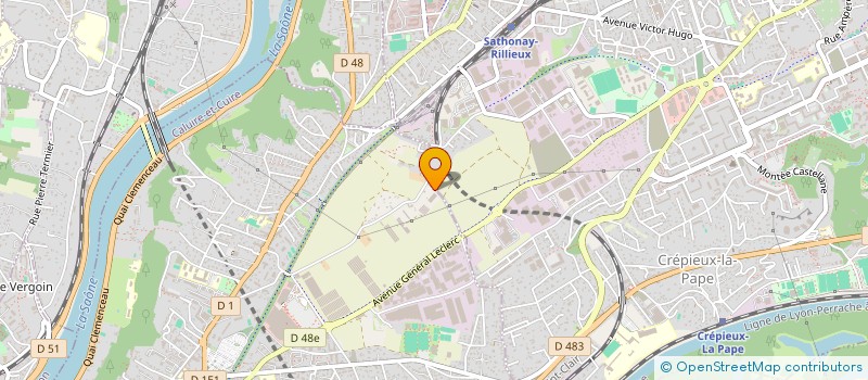 localisation de l'entreprise MONSIEUR MEDY AOUMER  CALUIRE-ET-CUIRE