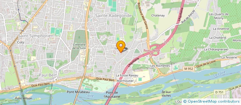 localisation de l'entreprise MONSIEUR MEDY EROGUI  TOURS