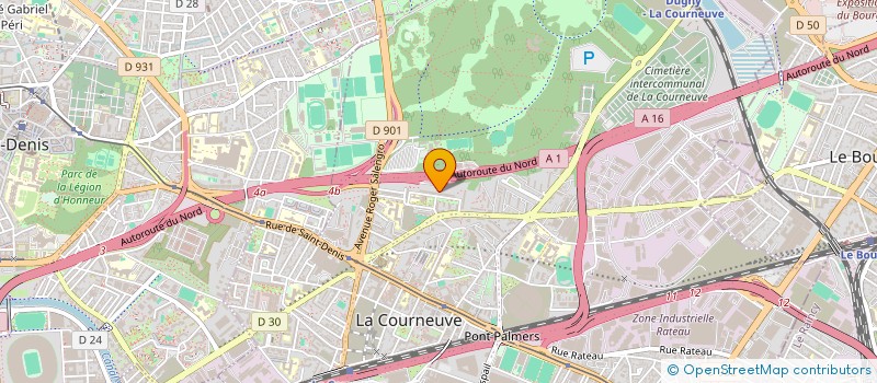 localisation de l'entreprise MONSIEUR MEDY GRUN à LA COURNEUVE