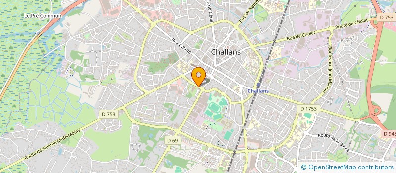 localisation de l'entreprise MONSIEUR MEELAD MEYAZADA à CHALLANS