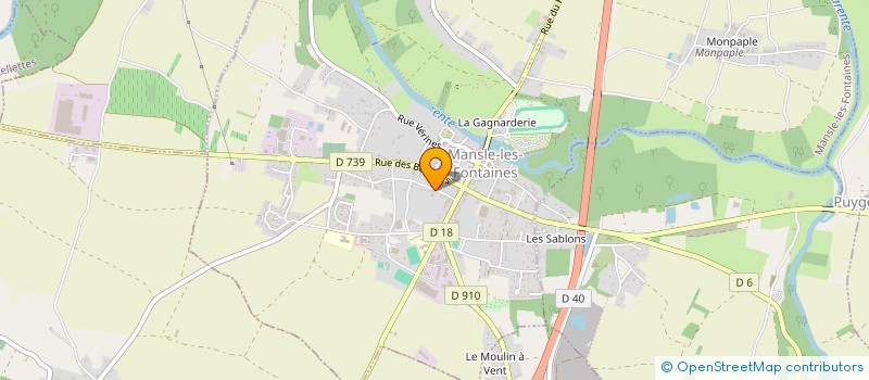 localisation de l'entreprise MONSIEUR MEELVIN PERROCHEAU  MANSLE-LES-FONTAINES