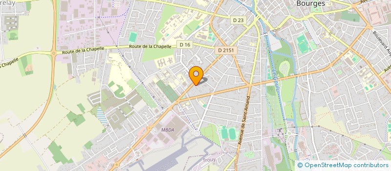 localisation de l'entreprise MONSIEUR MEERADIN GHAMSHARIK  BOURGES