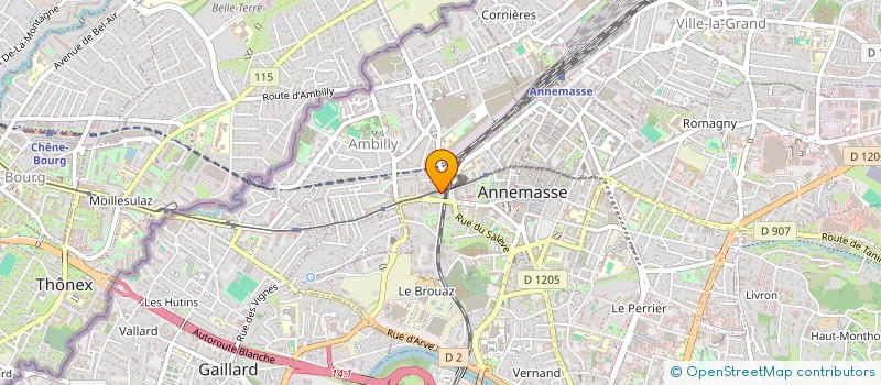 localisation de l'entreprise MONSIEUR MEFTAH BENBRIHMA  ANNEMASSE