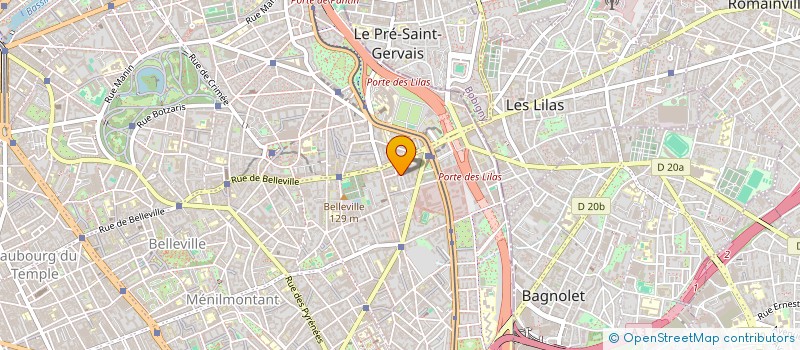 localisation de l'entreprise MONSIEUR MEGBE KARAMOKO  PARIS