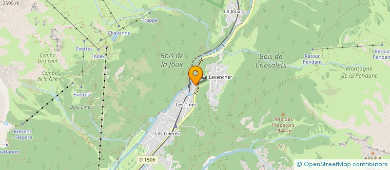 localisation de l'entreprise MONSIEUR MEGHAN CAMPBELL  CHAMONIX-MONT-BLANC