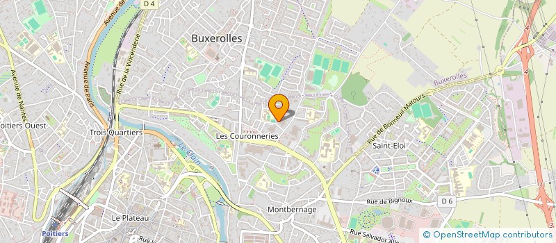 localisation de l'entreprise MONSIEUR MEGNIER OKEMVELE  POITIERS