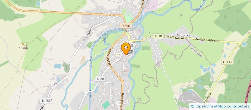 localisation de l'entreprise MONSIEUR MEGUENNI SADOK  SARRALBE