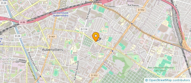 localisation de l'entreprise MONSIEUR MEHANA AGGOUNE à AUBERVILLIERS