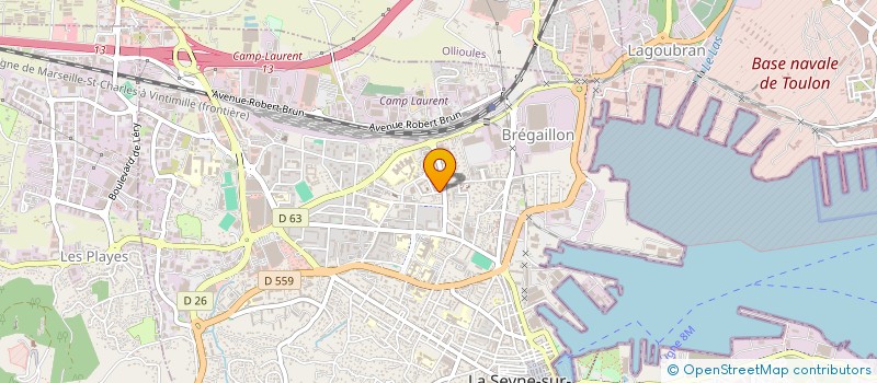 localisation de l'entreprise MONSIEUR MEHDI AABBAR  LA SEYNE-SUR-MER