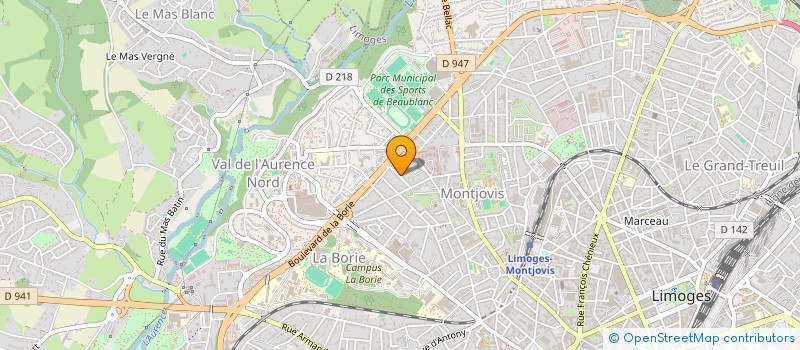 localisation de l'entreprise MONSIEUR MEHDI AARAB à LIMOGES